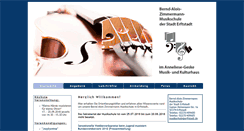 Desktop Screenshot of musikschule-erftstadt.de